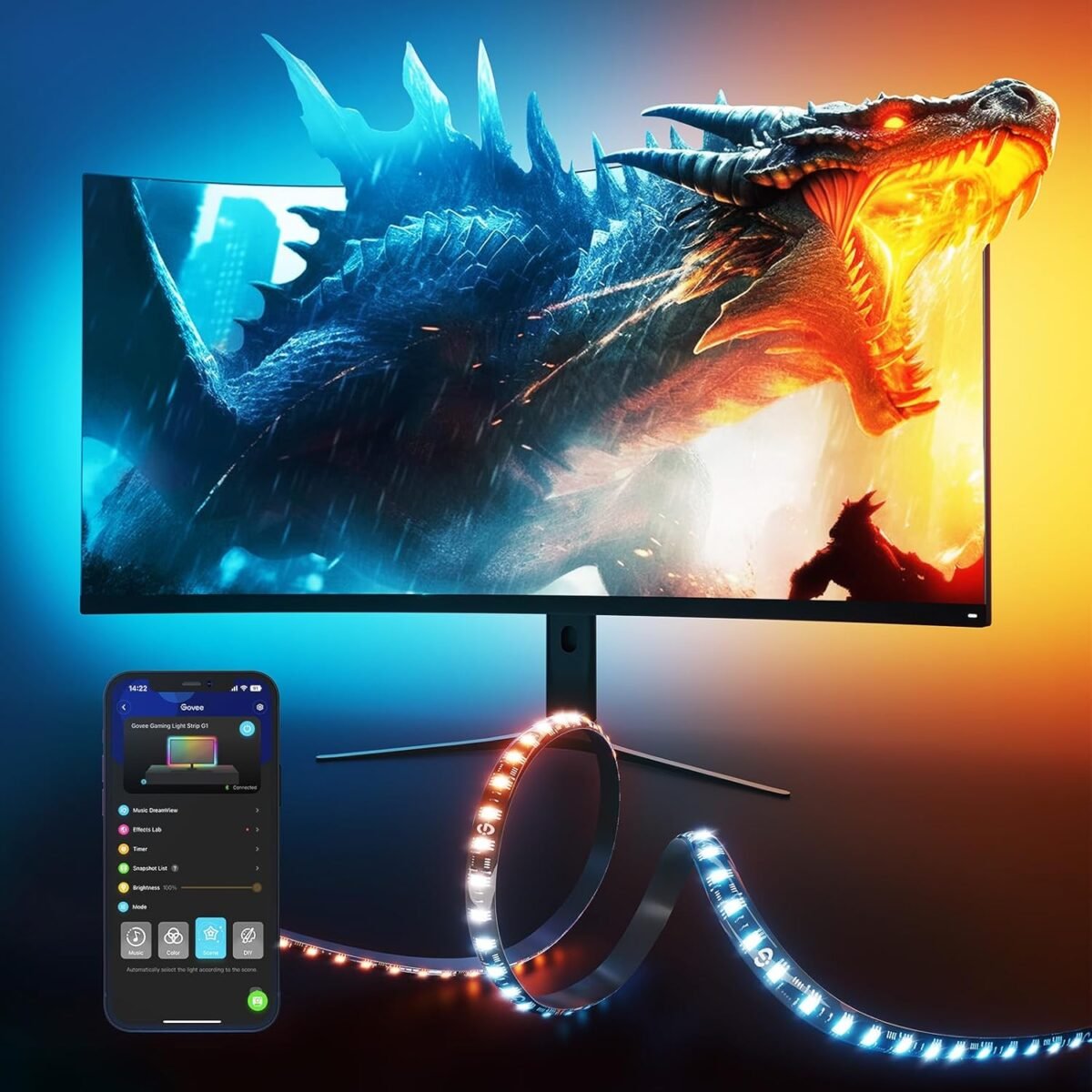 Govee gaming light for monitor g1 rgbic led backlight for 27 34 inch.jpg