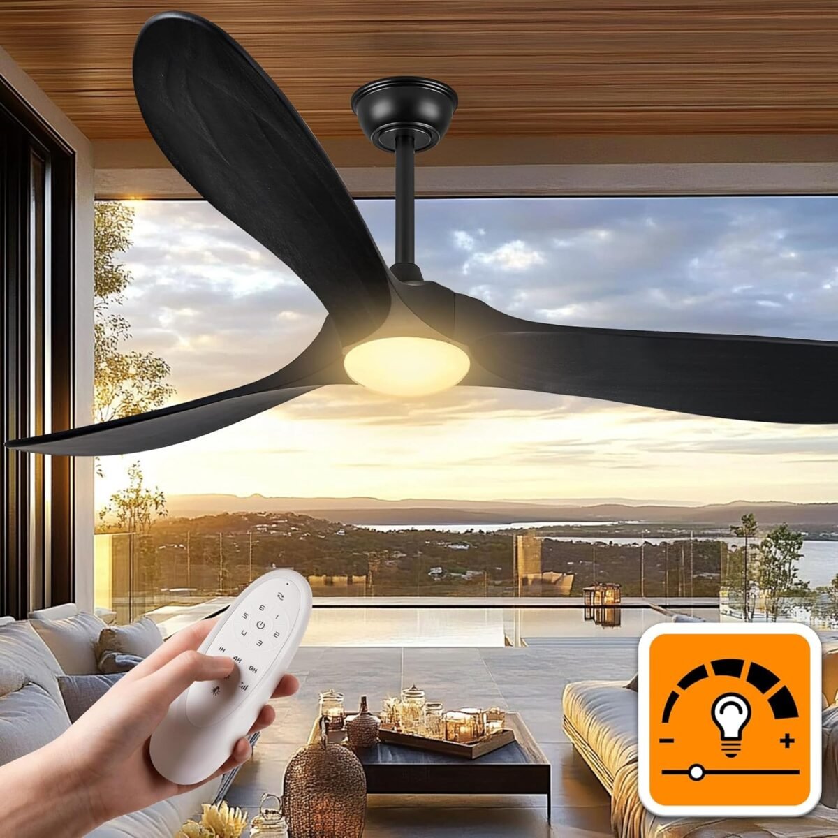 Haipeel 52 inch ceiling fans with lights and remote control wood outd.jpg