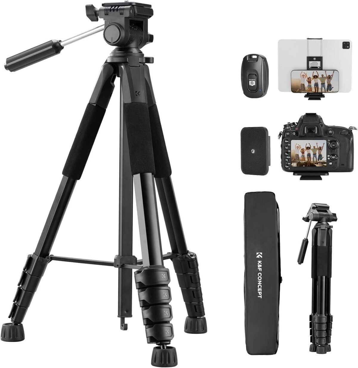 Kf concept camera tripod 75 lightweight portable travel outdoor dsl.jpg