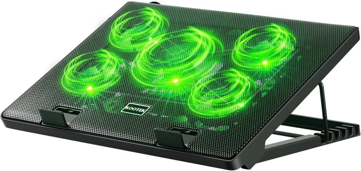 Kootek laptop cooling pad laptop cooler with 5 quiet fans for 12 17.jpg
