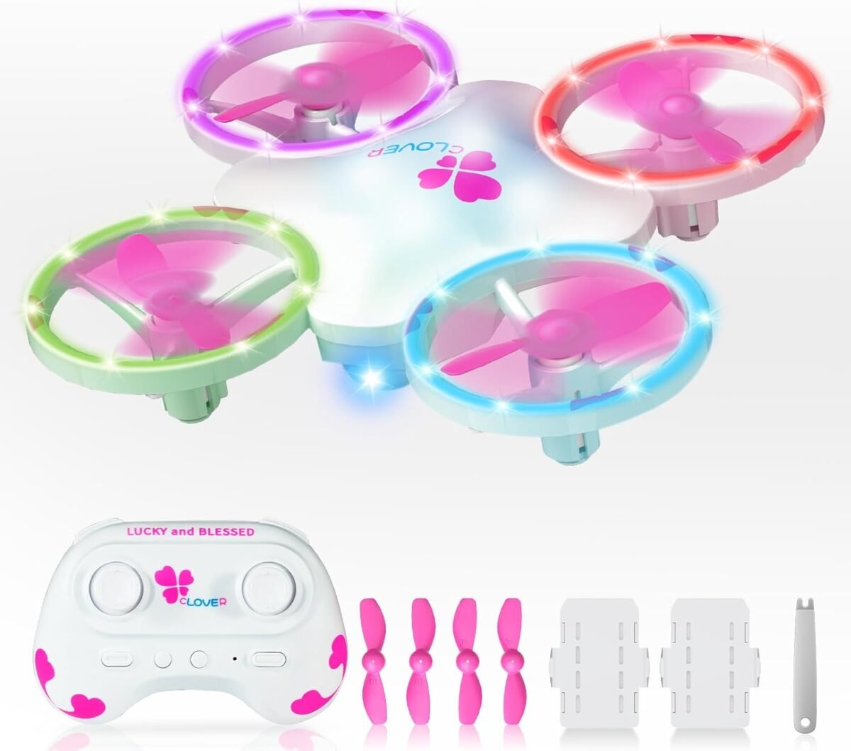 Lucky clover drone for kids ages 6 12 beginners rc quadcopter toy w.jpg