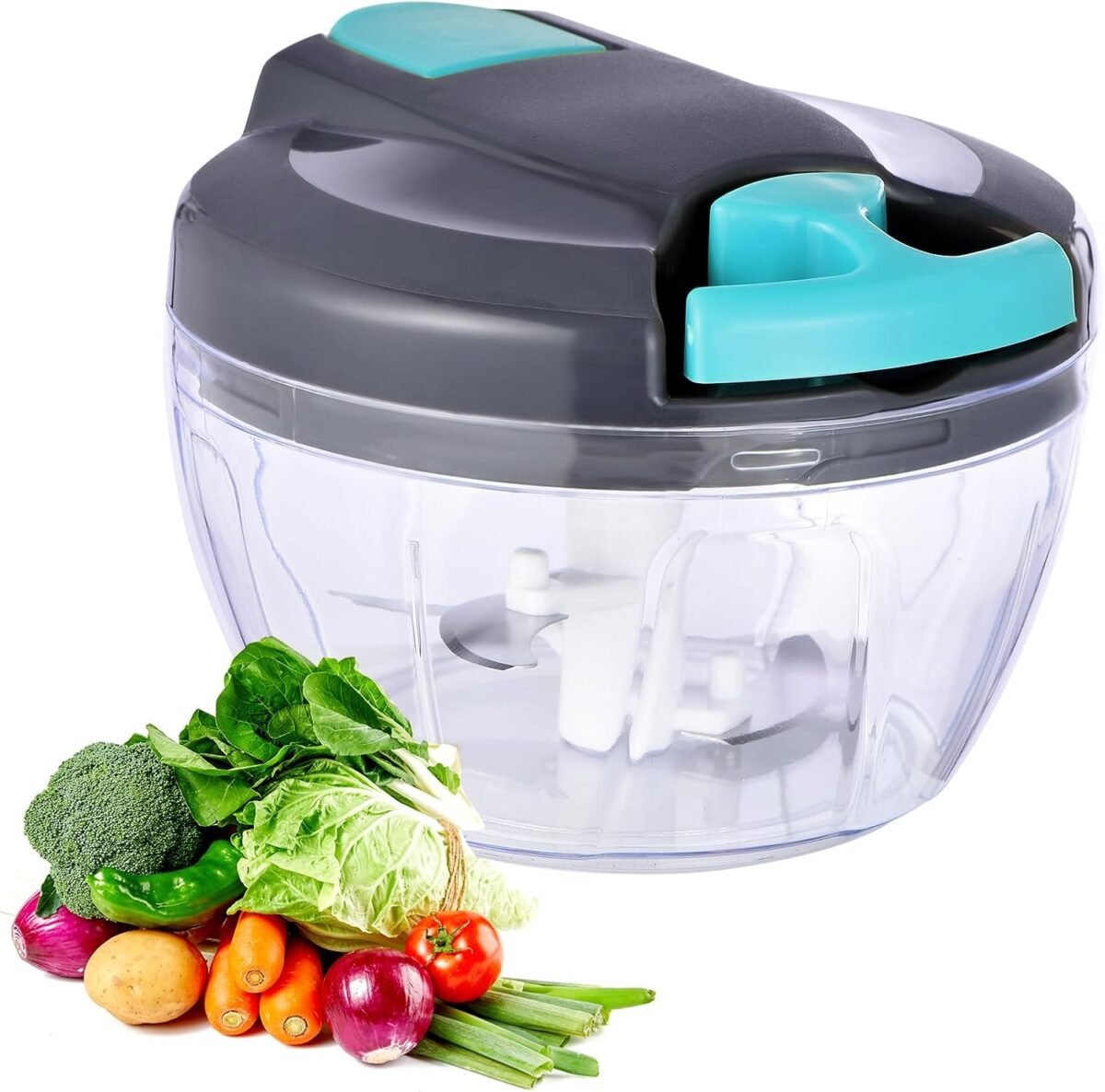 Manual food processor vegetable chopper portable hand pull string gar.jpg