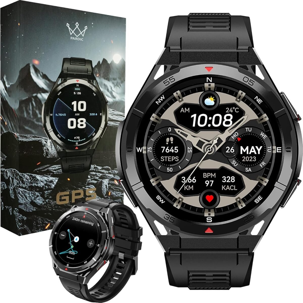 Military gps smart watch 1.43 amoled always on display built in gps.jpg