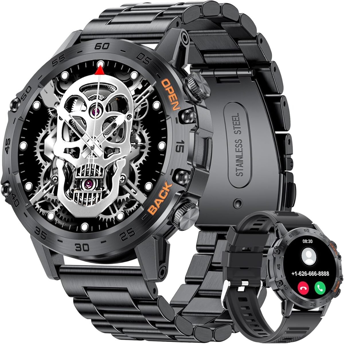 Military smart watch for menanswerdial calls100 sports modes 5atm.jpg