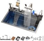 Modern smart kitchen sink 304 stainless steel single bowl kitchen sink.jpg