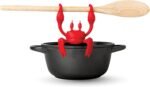 Ototo red the crab silicone utensil rest kitchen gifts silicone spo.jpg