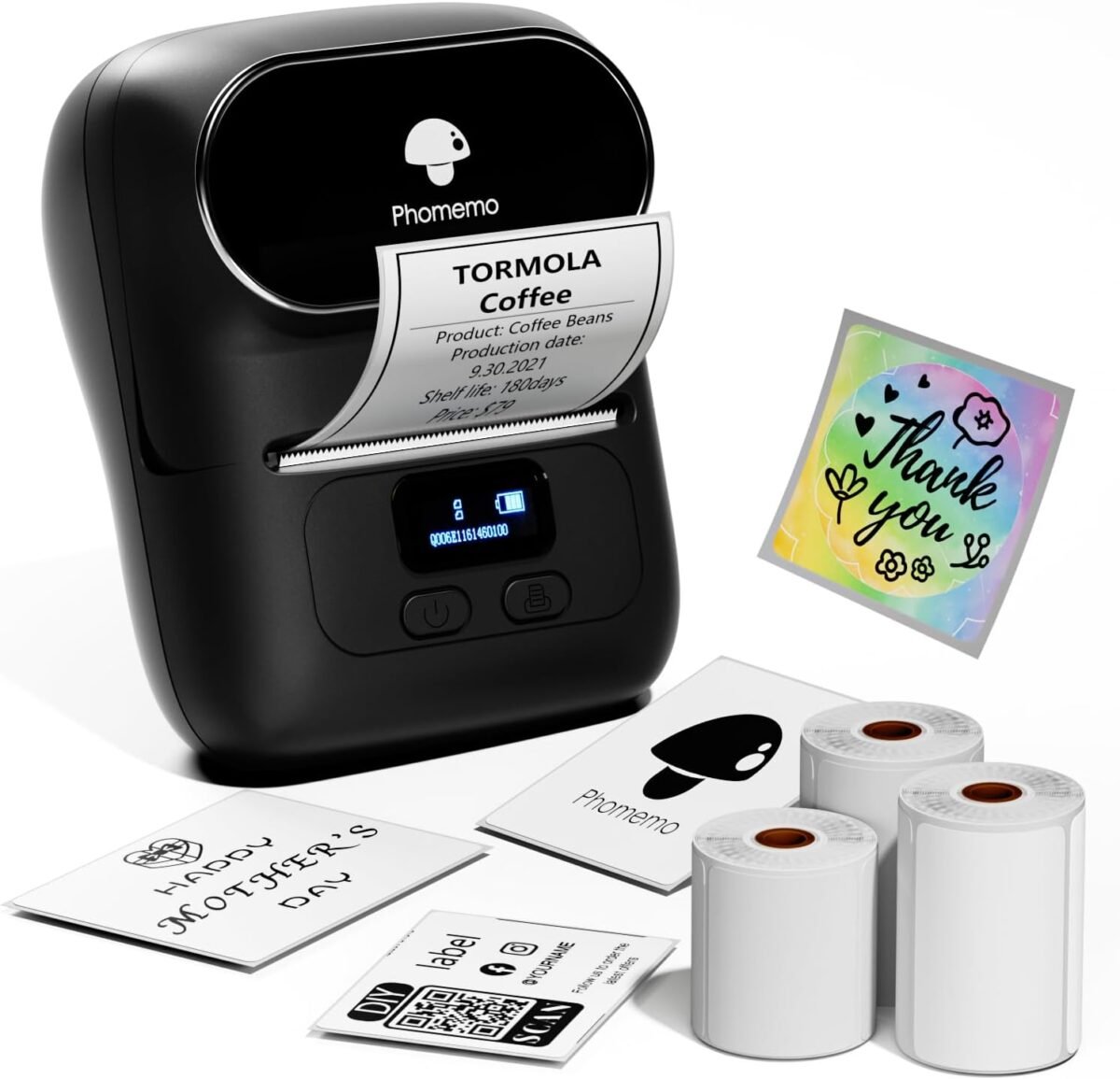 Phomemo label maker m110 address label printer bluetooth thermal pri.jpg