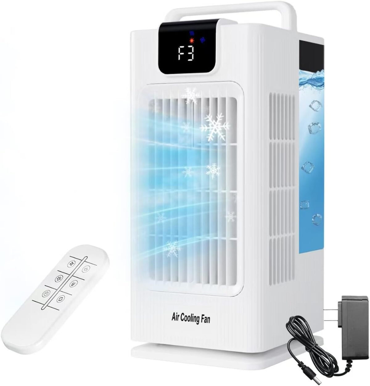 Portable air cooling fan 14 evaporative air conditioner with 4 speeds.jpg