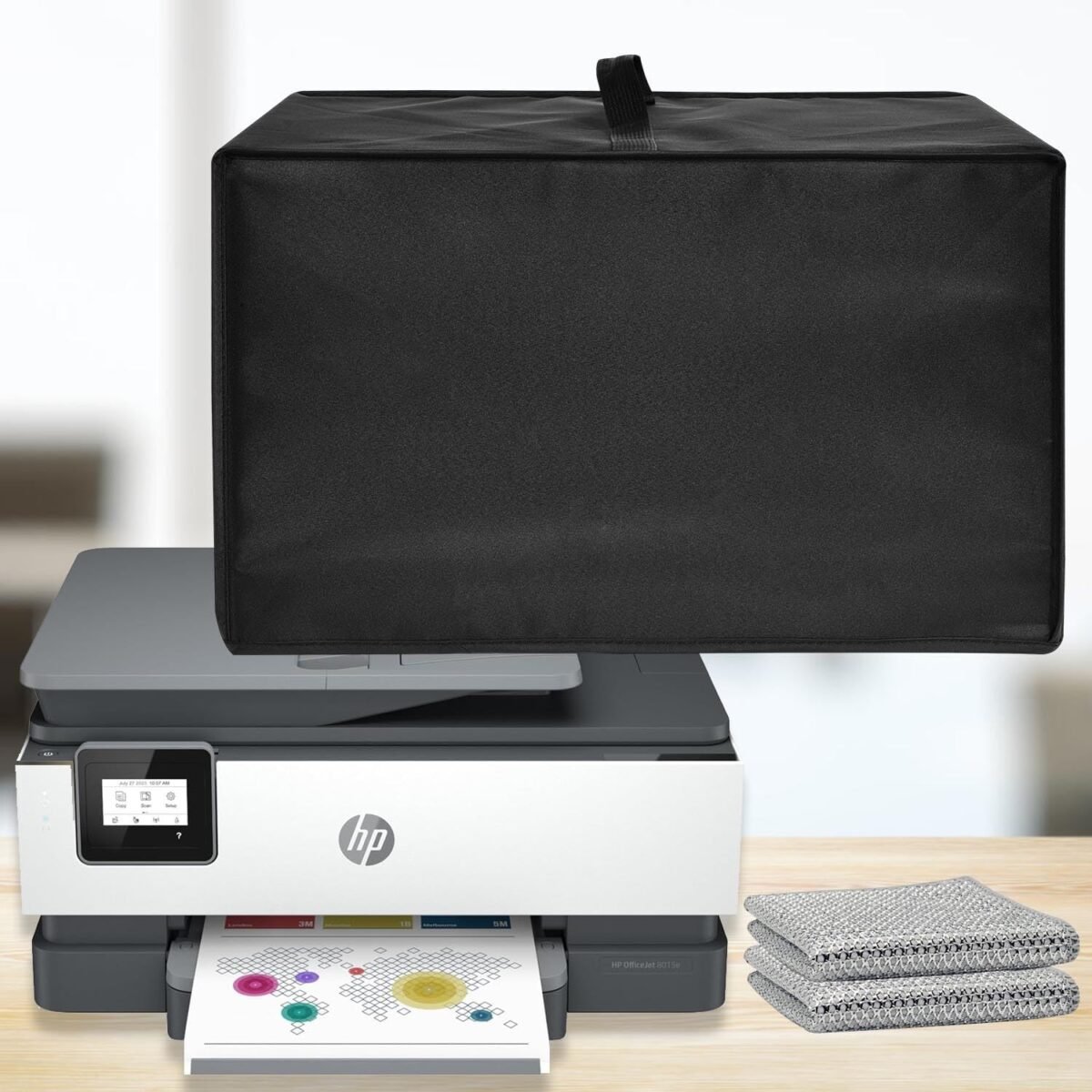 Printer cover waterproof dustproof for hp officejet pro 9125e9015e.jpg