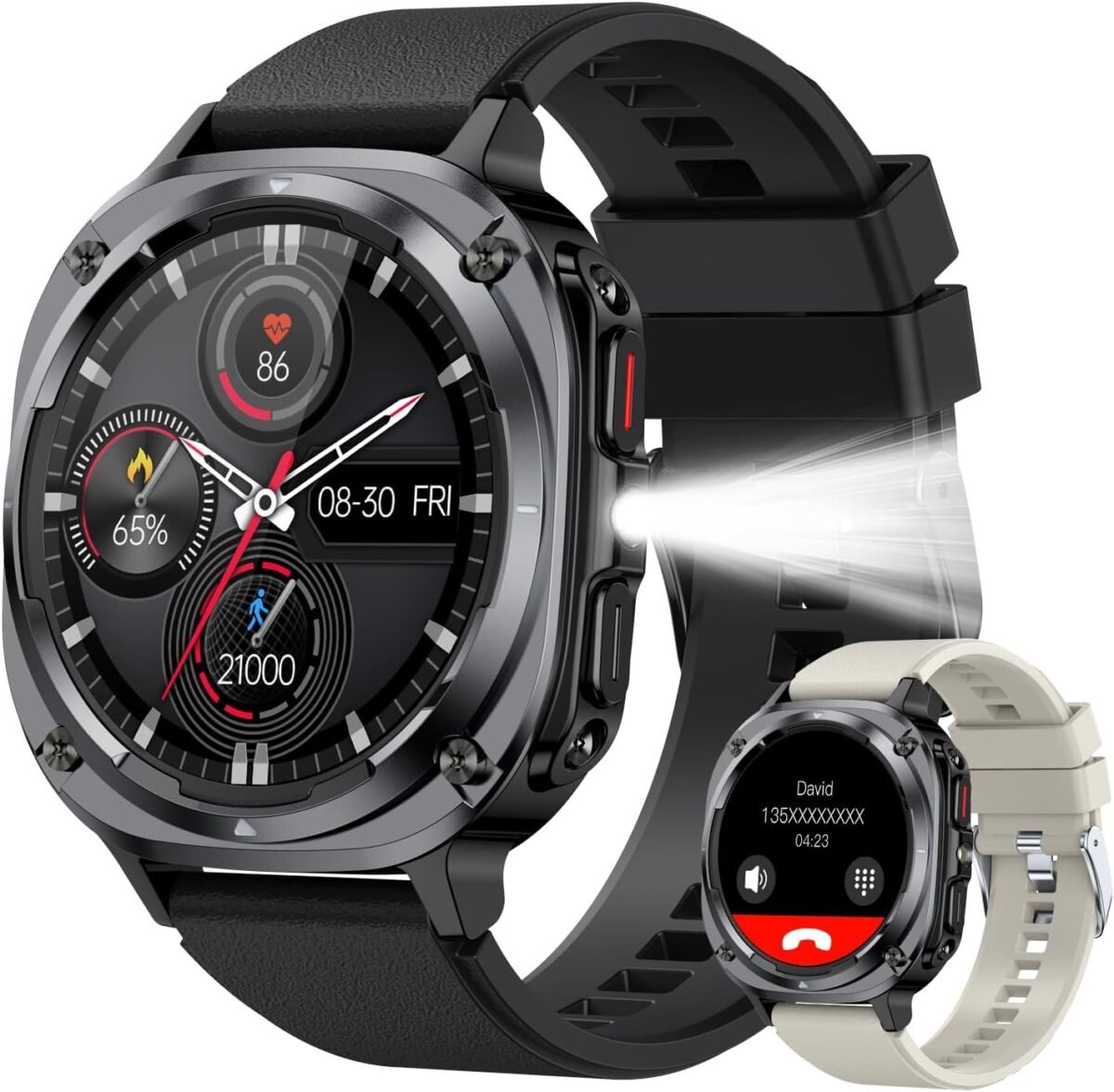 Smart watch for men fitness tracker bluetooth make answer call digita.jpg