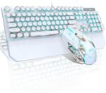Typewriter mechanical gaming keyboard and mouse combo retro punk roun.jpg