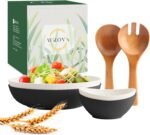 Wheat straw salad kit 65ozcomes with 10oz sauce plates and wooden ser.jpg