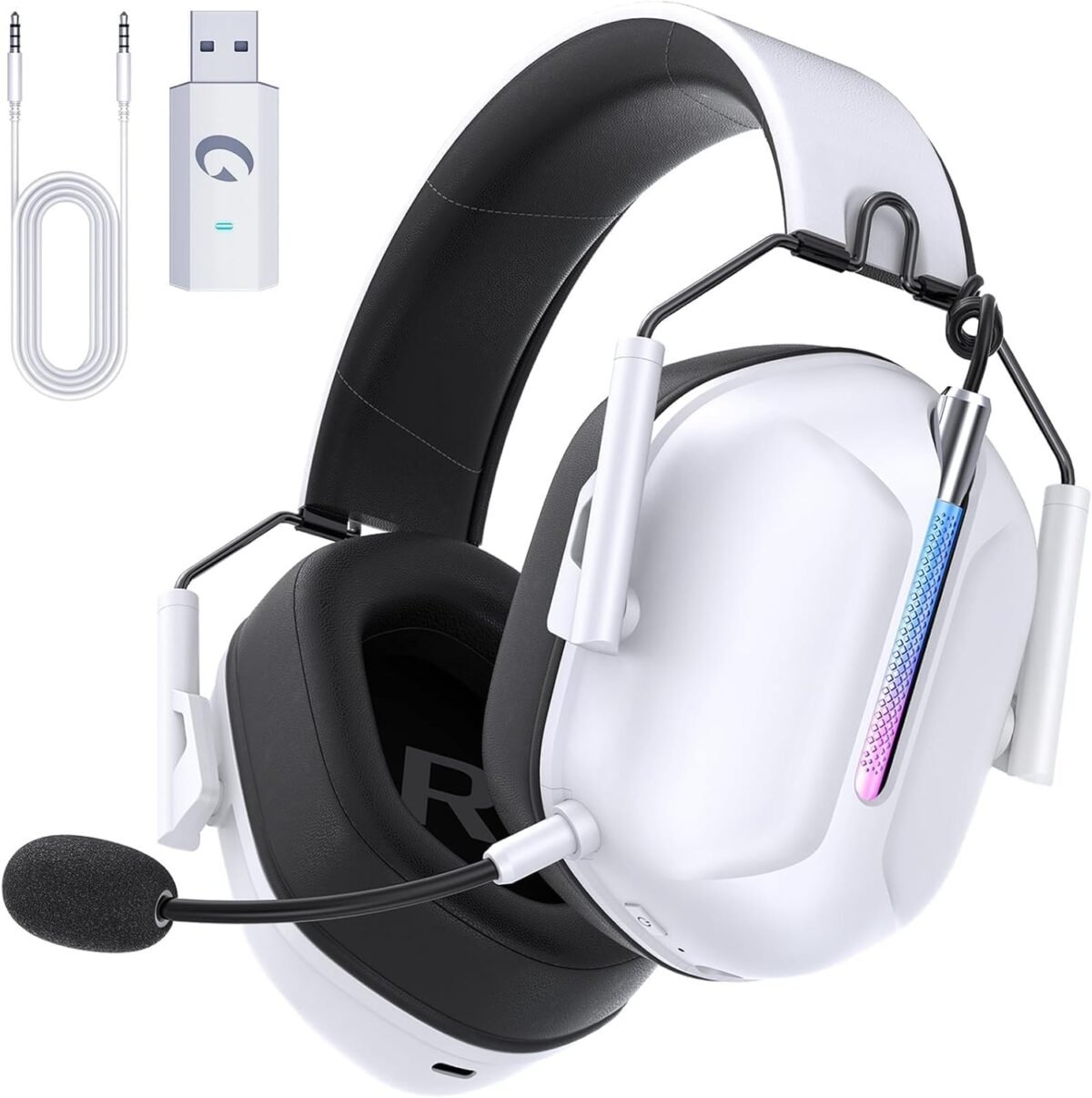 Wireless gaming headset for ps5 2.4ghz gaming headset with mic for ps.jpg