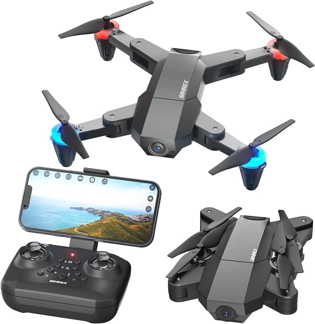 X500 mini drone optical flow positioning rc quadcopter with 720p hd ca.jpg