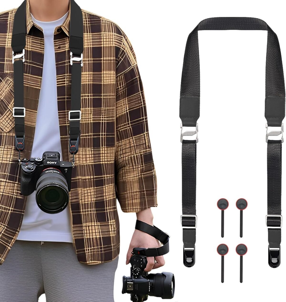 Zxzone 3in1 camera shoulder strap with quick release plate wide camera.jpg