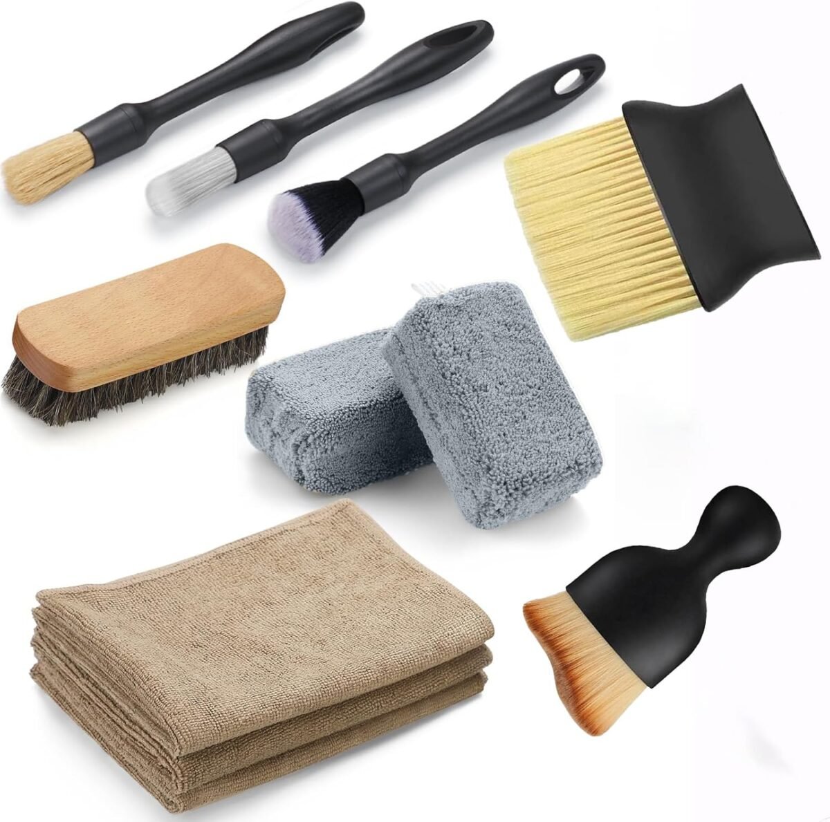 11pcs car interior cleaning dust brush detailing set microfiber cloth.jpg