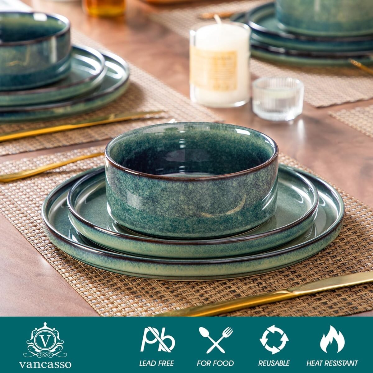 1754016610 vancasso starry plates and bowls sets12 pieces green dinnerware sets.jpg