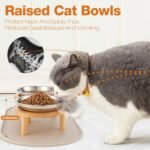 1754103135 elevated cat bowls with food mat6.3 inches shallow raised bowls whisk.jpg