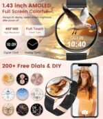 1754328574 smart watches for women 1.43 amoled display fitness tracker with blu.jpg