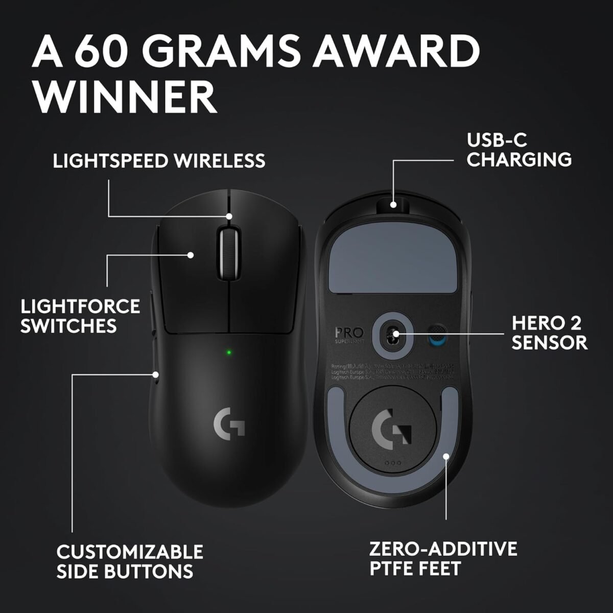 1754341122 logitech g pro x superlight 2 wireless gaming mouse 60g pro grade wit.jpg