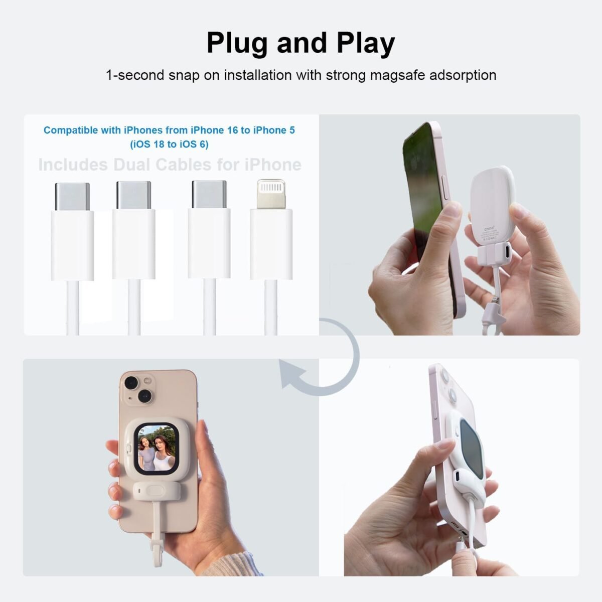 1754441972 vlogmate mini vlog selfie monitor screen for iphone wired back camera.jpg
