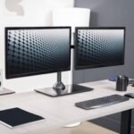 1754443891 vivo freestanding dual monitor stand with sleek glass base and adjusta.jpg