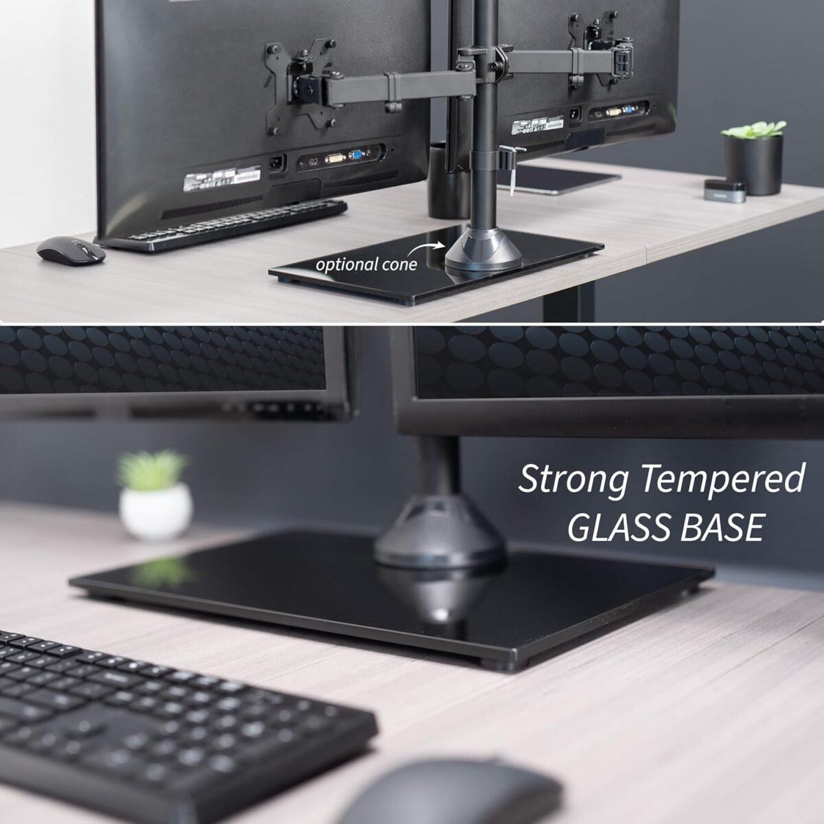 1754443892 vivo freestanding dual monitor stand with sleek glass base and adjusta.jpg