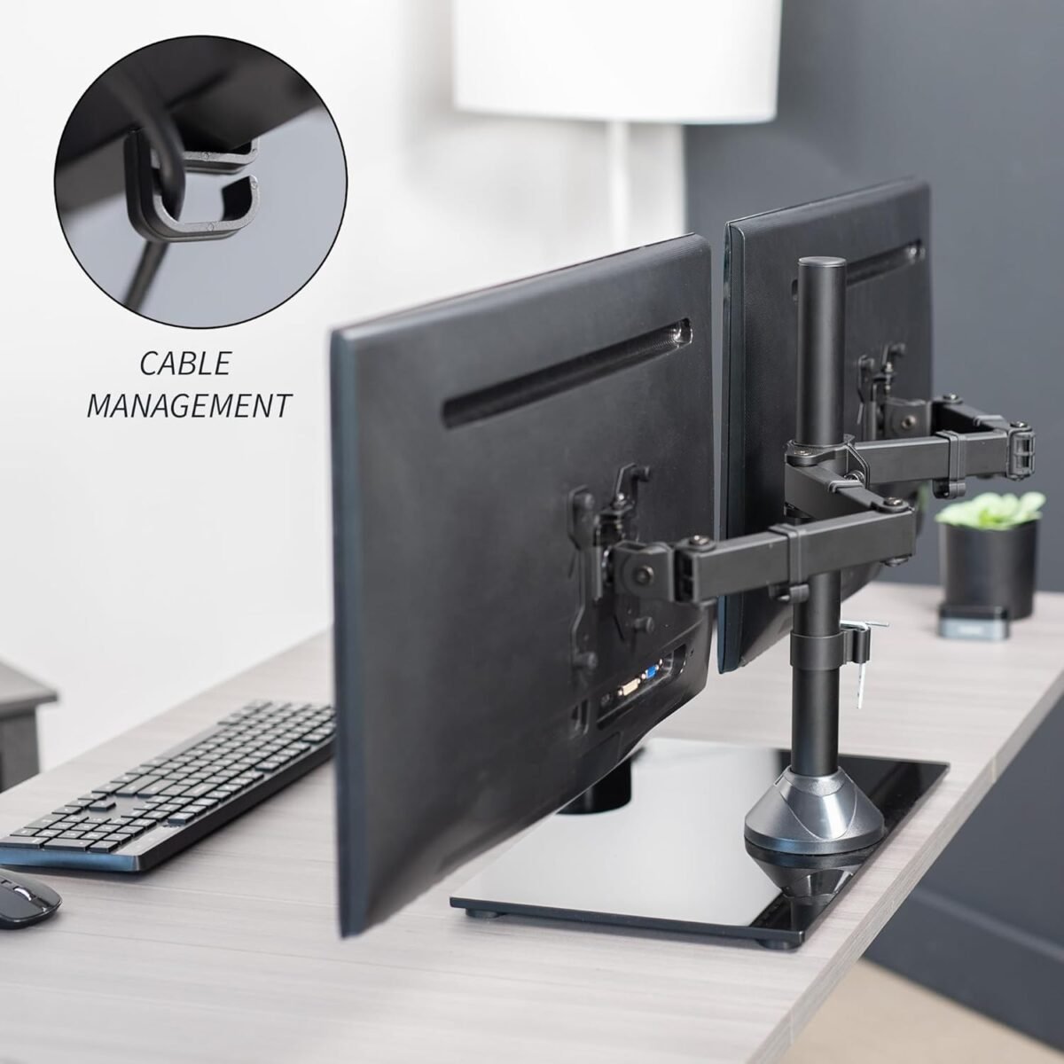 1754443895 vivo freestanding dual monitor stand with sleek glass base and adjusta.jpg