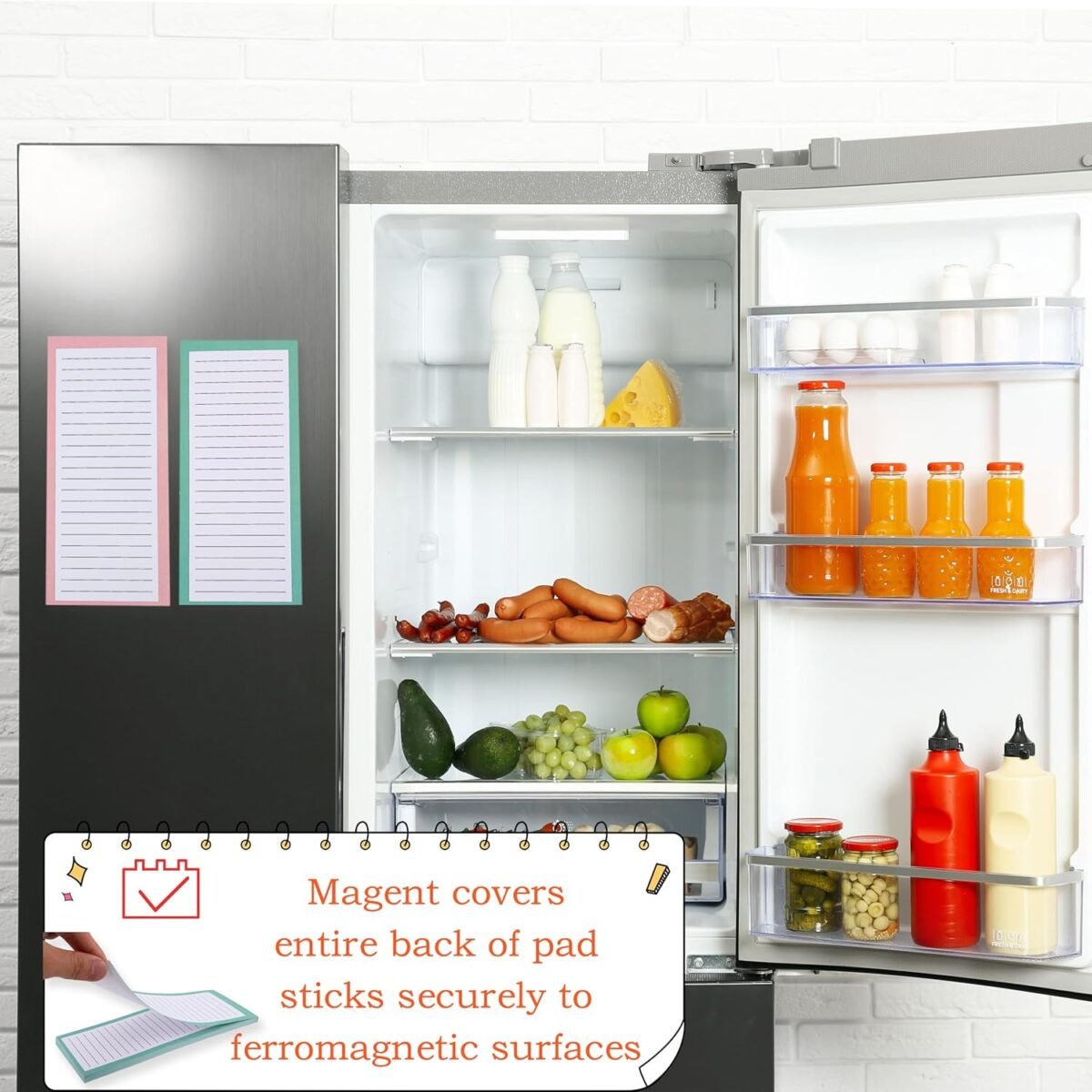 1754522070 24 pcs refrigerator magnetic notepads grocery shopping magnet pad full.jpg
