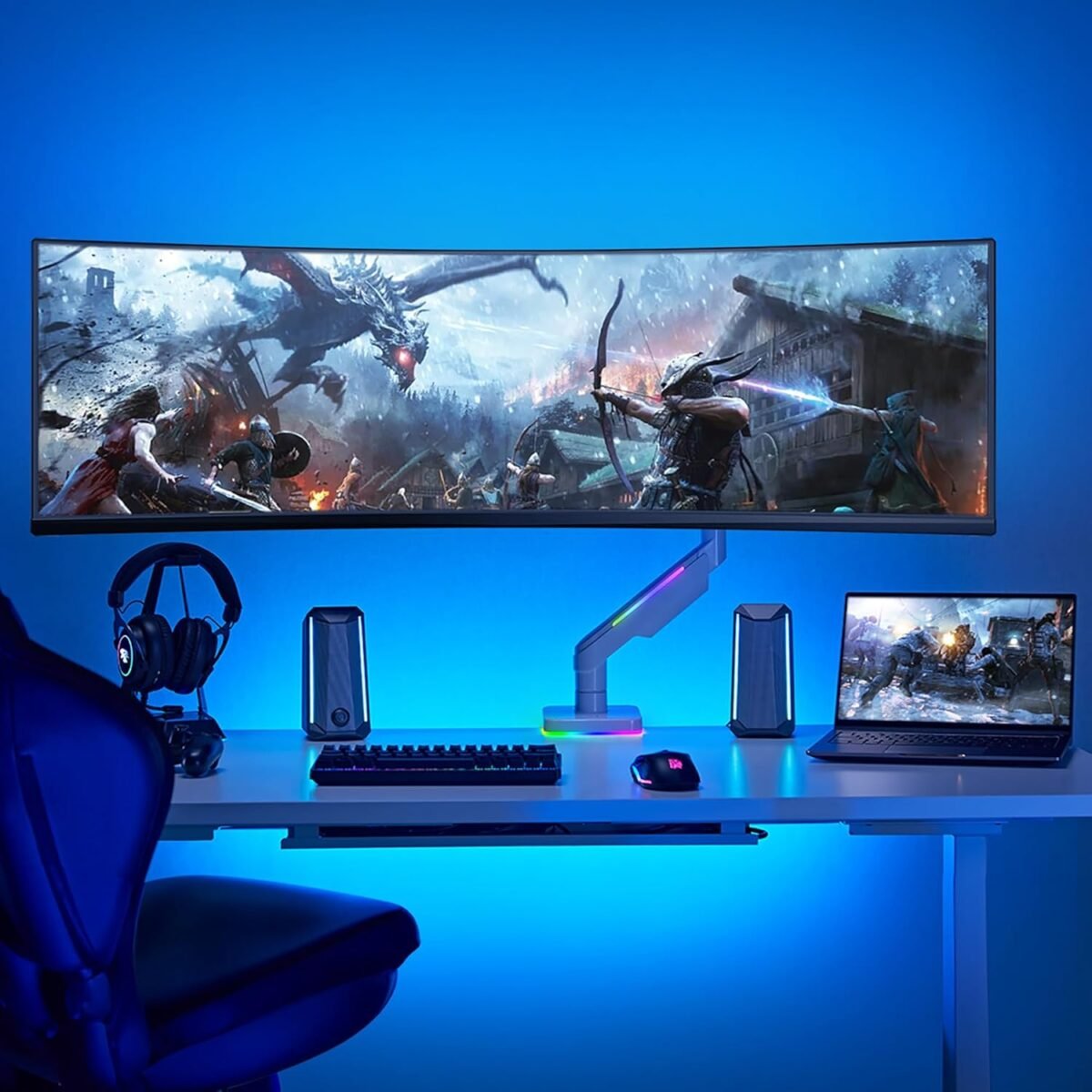 1754527831 avlt rgb lights single 17 49 gaming monitor arm desk mount fits one.jpg