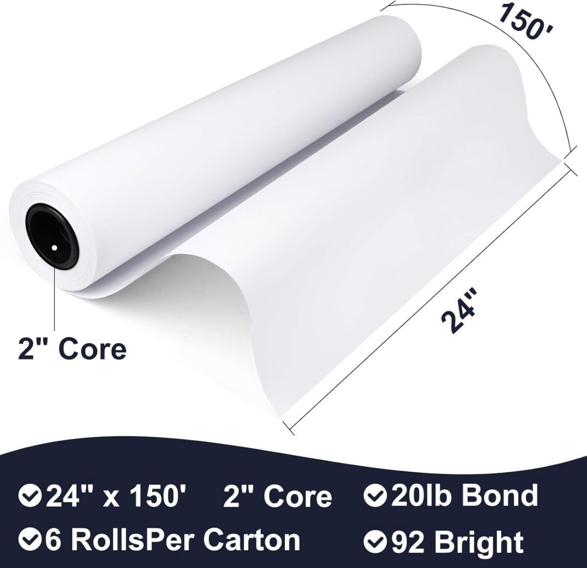 1754630976 voisen wide format paper6 rolls plotter paper 24 in x 150 ft cad bon.jpg