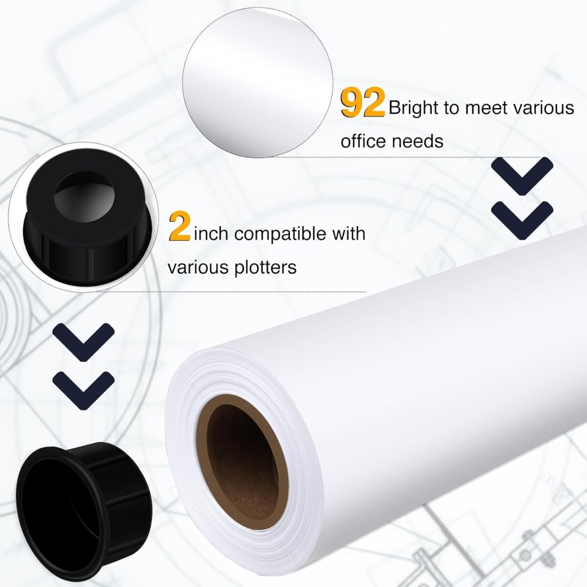 1754630977 voisen wide format paper6 rolls plotter paper 24 in x 150 ft cad bon.jpg