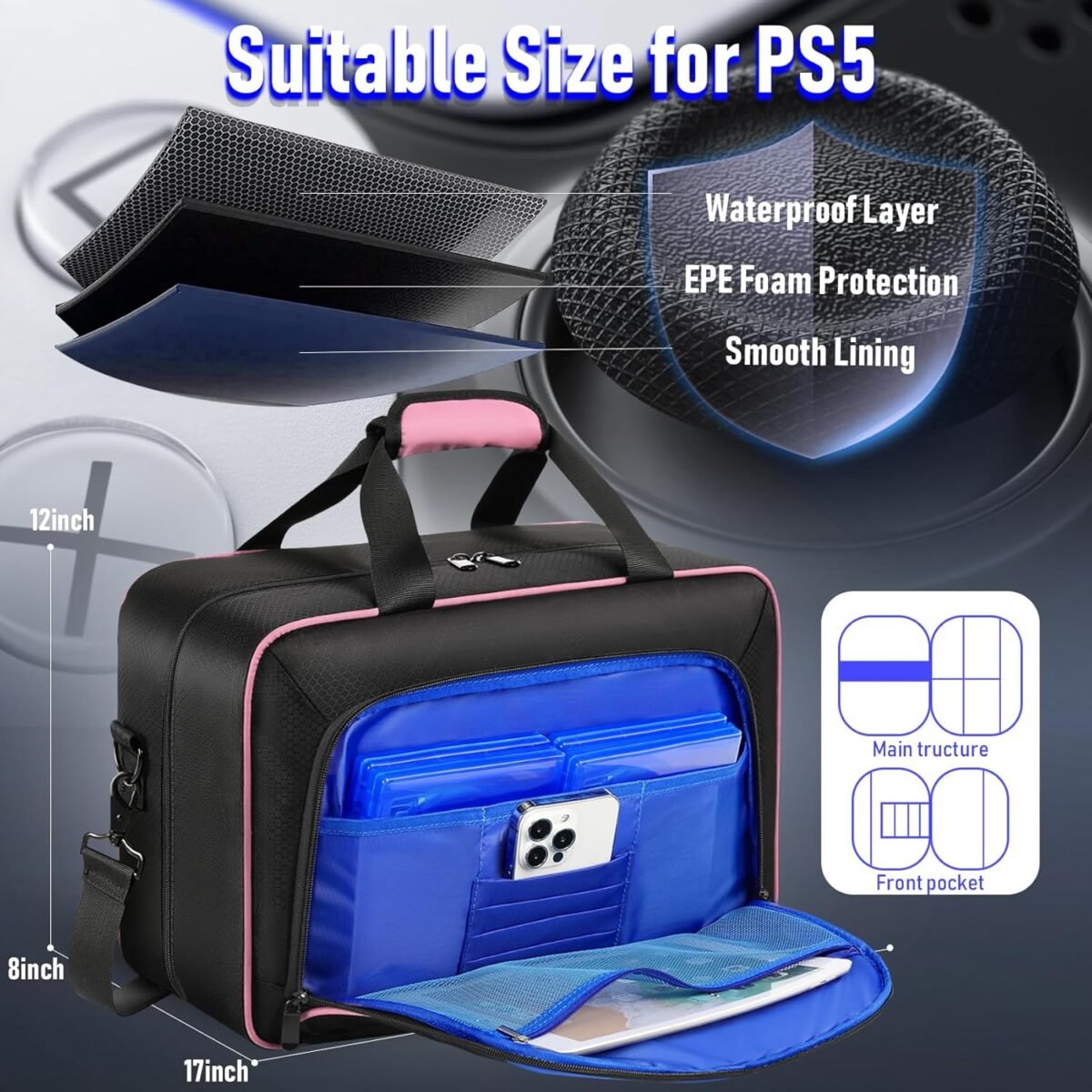 1754801529 comecoi carrying case for ps5 travel case for ps 5 protective large.jpg