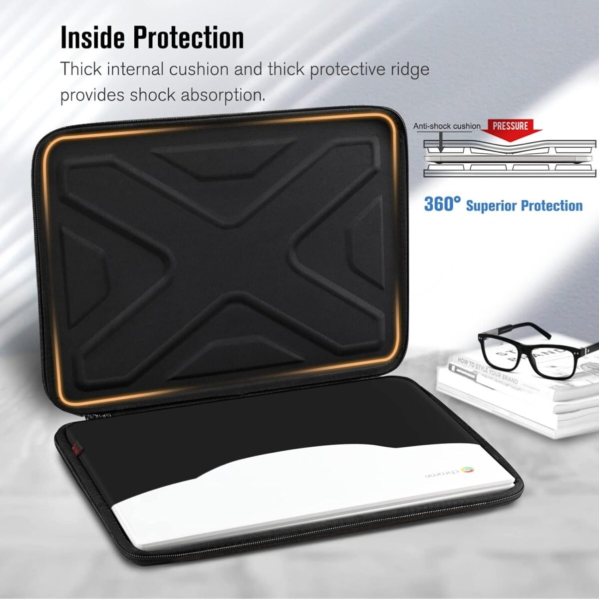 1754971055 sithon hard shell laptop sleeve case for 11.6 inch chromebook shock a.jpg