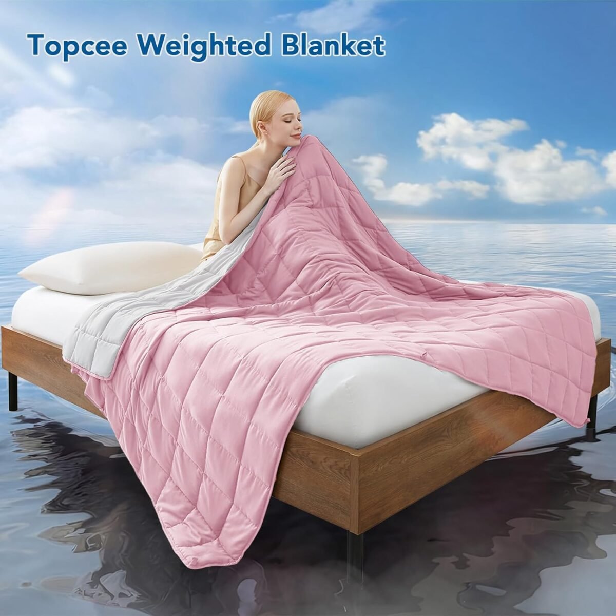 1755039364 topcee weighted blanket for adults 15lbs 48x72 minky dots heavy b.jpg