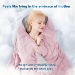 1755039365 topcee weighted blanket for adults 15lbs 48x72 minky dots heavy b.jpg