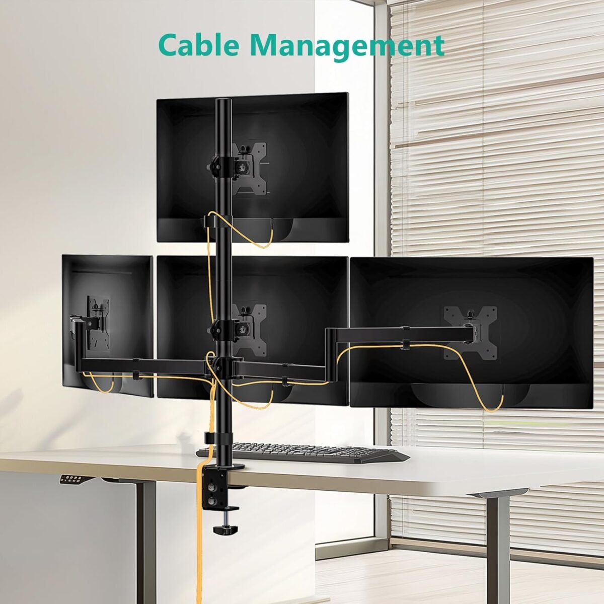 1755050575 wali quad monitor mount for 13 27 inch screens fully adjustable 4 mon.jpg