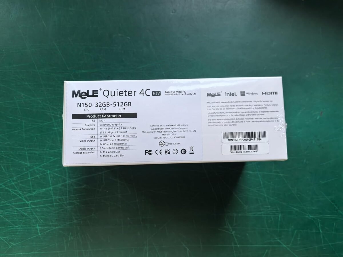 1755142420 mele quieter4c fanless mini pc 32gb ram 512gb storage micro pc twin la.jpg