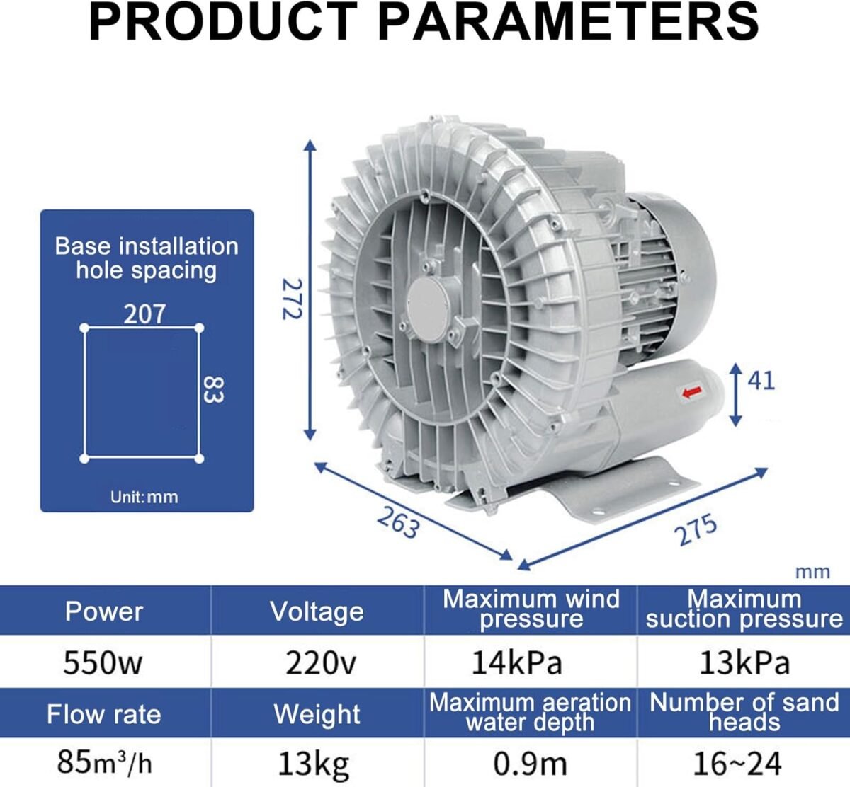 1755212323 industrial regenerative blower 550w 220v380v vortex blower high eff.jpg