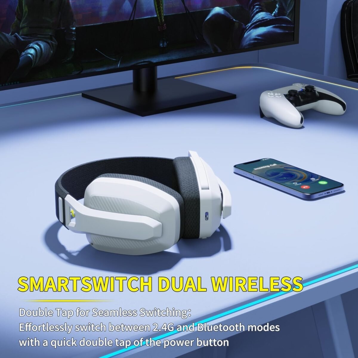 1755234383 binnune 2.4ghz wireless gaming headset with mic for ps5 ps4 pc mac.jpg