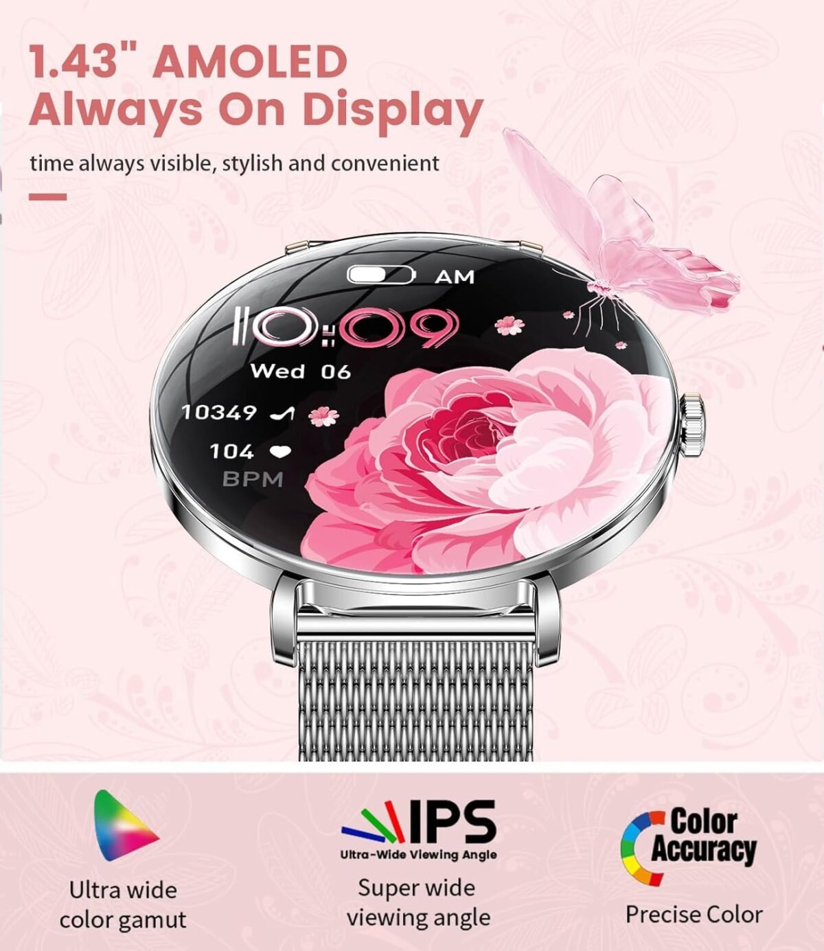 1755367438 sunkta smart watch for womenbuletooth calling 1.43 amoled smart w.jpg