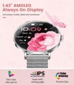 1755367438 sunkta smart watch for womenbuletooth calling 1.43 amoled smart w.jpg