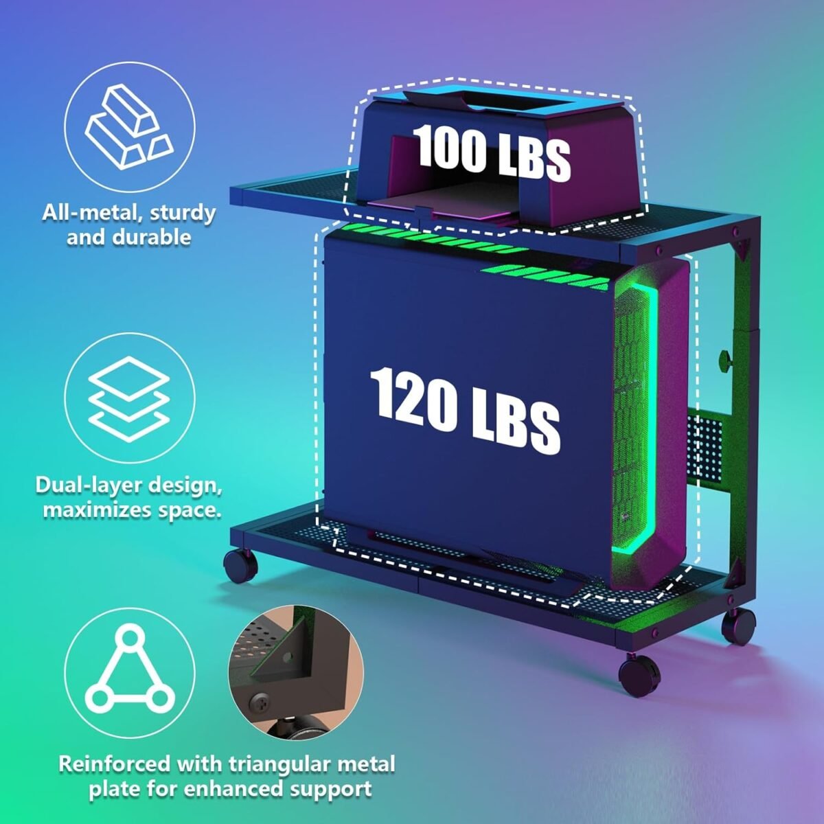 1755407823 moricher computer tower stand height adjustable 2 tier atx case pc s.jpg