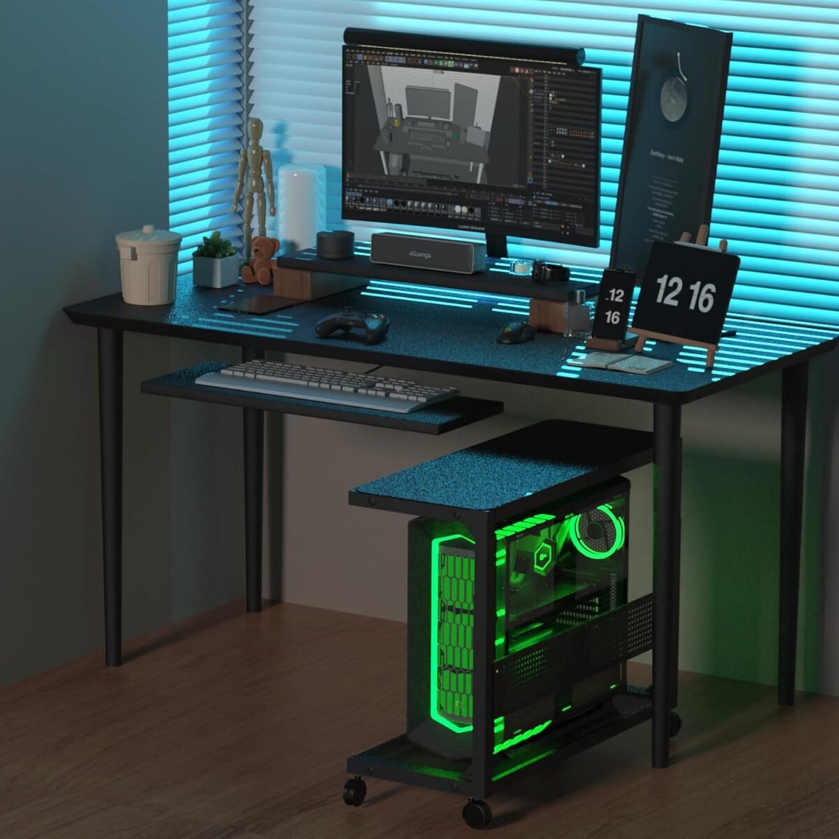 1755407826 moricher computer tower stand height adjustable 2 tier atx case pc s.jpg