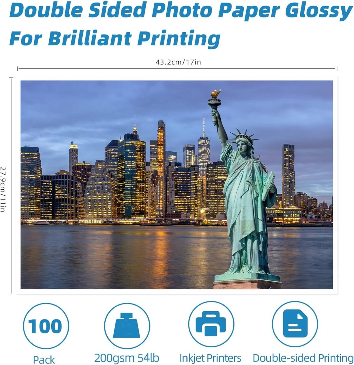 1755410808 uinkit 100 sheets double sided photo paper 11x17 glossy 54lb inkjet 20.jpg