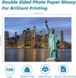 1755410808 uinkit 100 sheets double sided photo paper 11x17 glossy 54lb inkjet 20.jpg