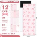 1755560534 gersoniel 12 packs magnets refrigerator grocery list magnetic pads set.jpg