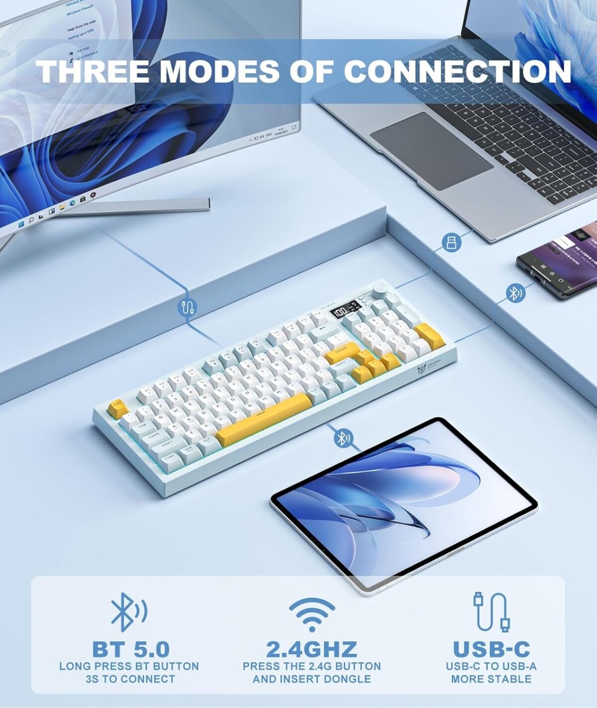 1755571456 94 keys wireless keyboard with lcd screen multifunction knob3 mode.jpg