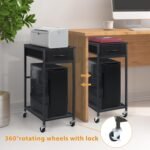 1756526911 ybing pc stand 2 tier computer tower stand with drawer mobile computer.jpg