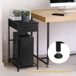 1756526912 ybing pc stand 2 tier computer tower stand with drawer mobile computer.jpg